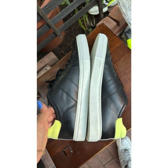 DANIEL PATRICK Size 10 (43) Men's Low Top Shoes Designer Used BLACK - Picture 5 of 7